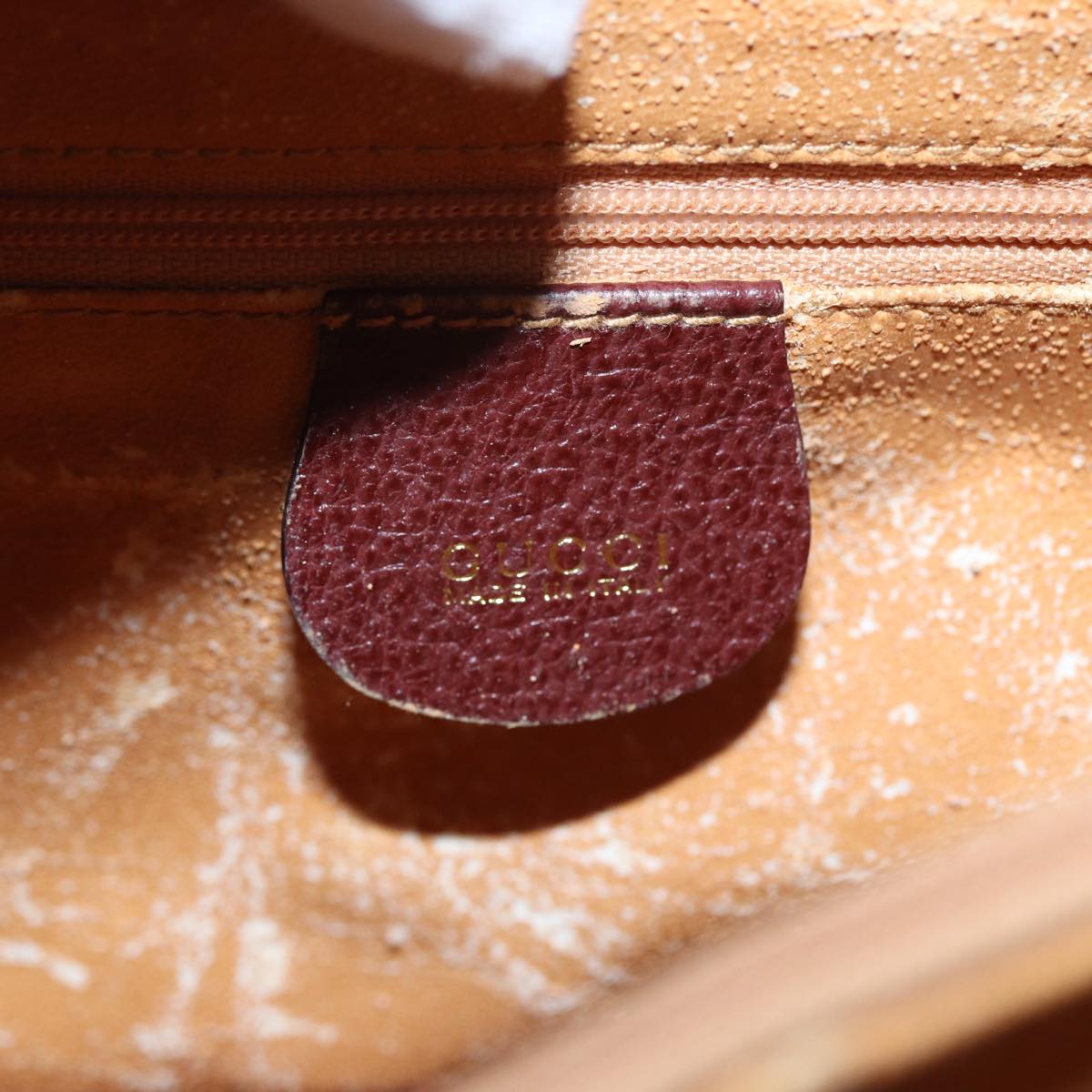 GUCCI Bamboo Hand Bag Leather Red 002 1186 0260 ep4674
