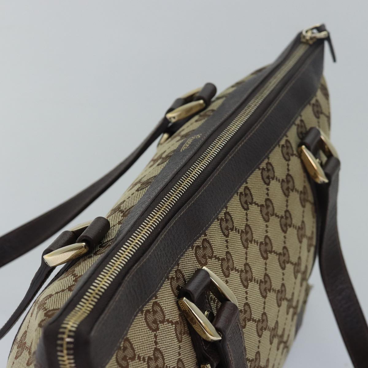 GUCCI GG Canvas Tote Bag Beige 141470 ep4679