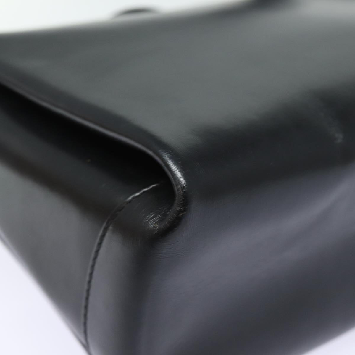 GUCCI Hand Bag Leather Black ep4686