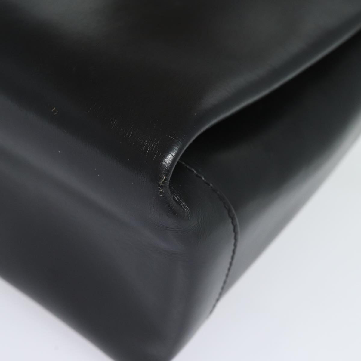 GUCCI Hand Bag Leather Black ep4686