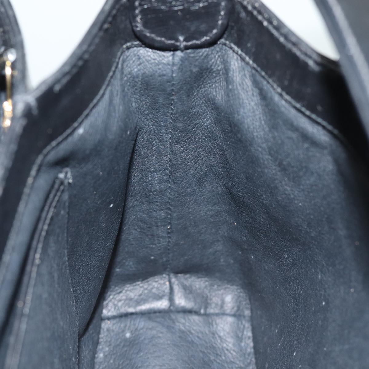 GUCCI Hand Bag Leather Black ep4686