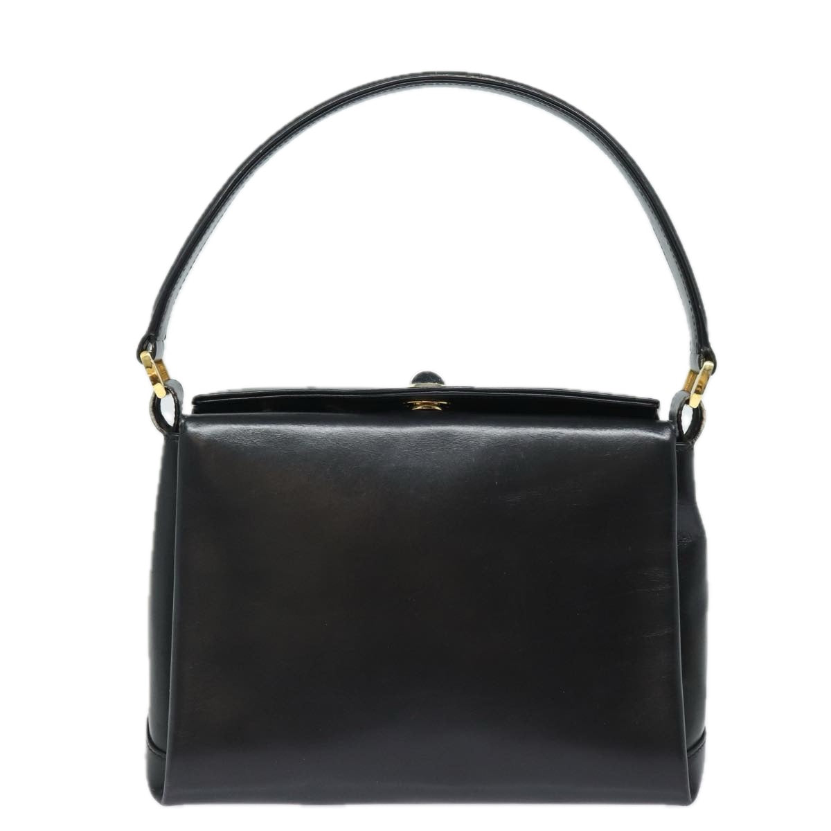 GUCCI Hand Bag Leather Black ep4686