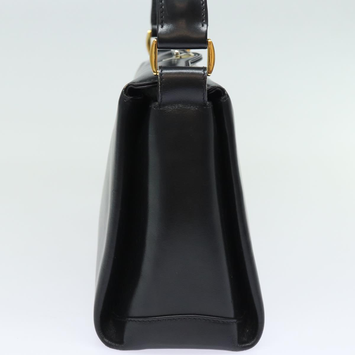 GUCCI Hand Bag Leather Black ep4686