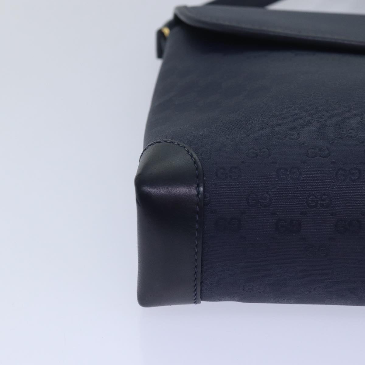 GUCCI Micro GG Supreme Shoulder Bag Navy 001 14 5364 ep4687