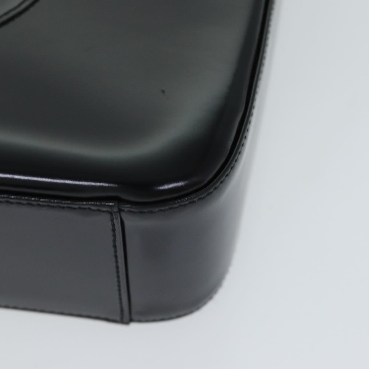 GUCCI Shoulder Bag Enamel Black 000 1013 0506 ep4698
