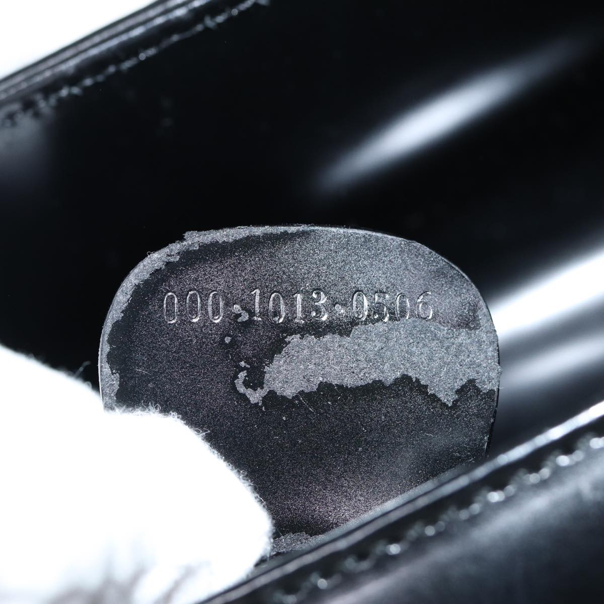 GUCCI Shoulder Bag Enamel Black 000 1013 0506 ep4698