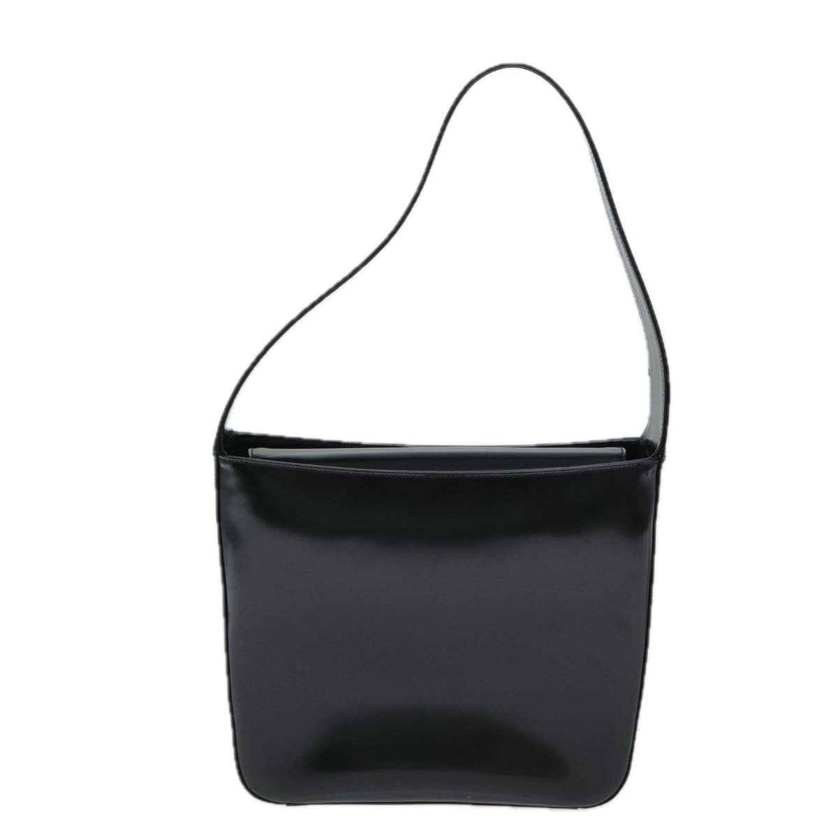 GUCCI Shoulder Bag Enamel Black 000 1013 0506 ep4698