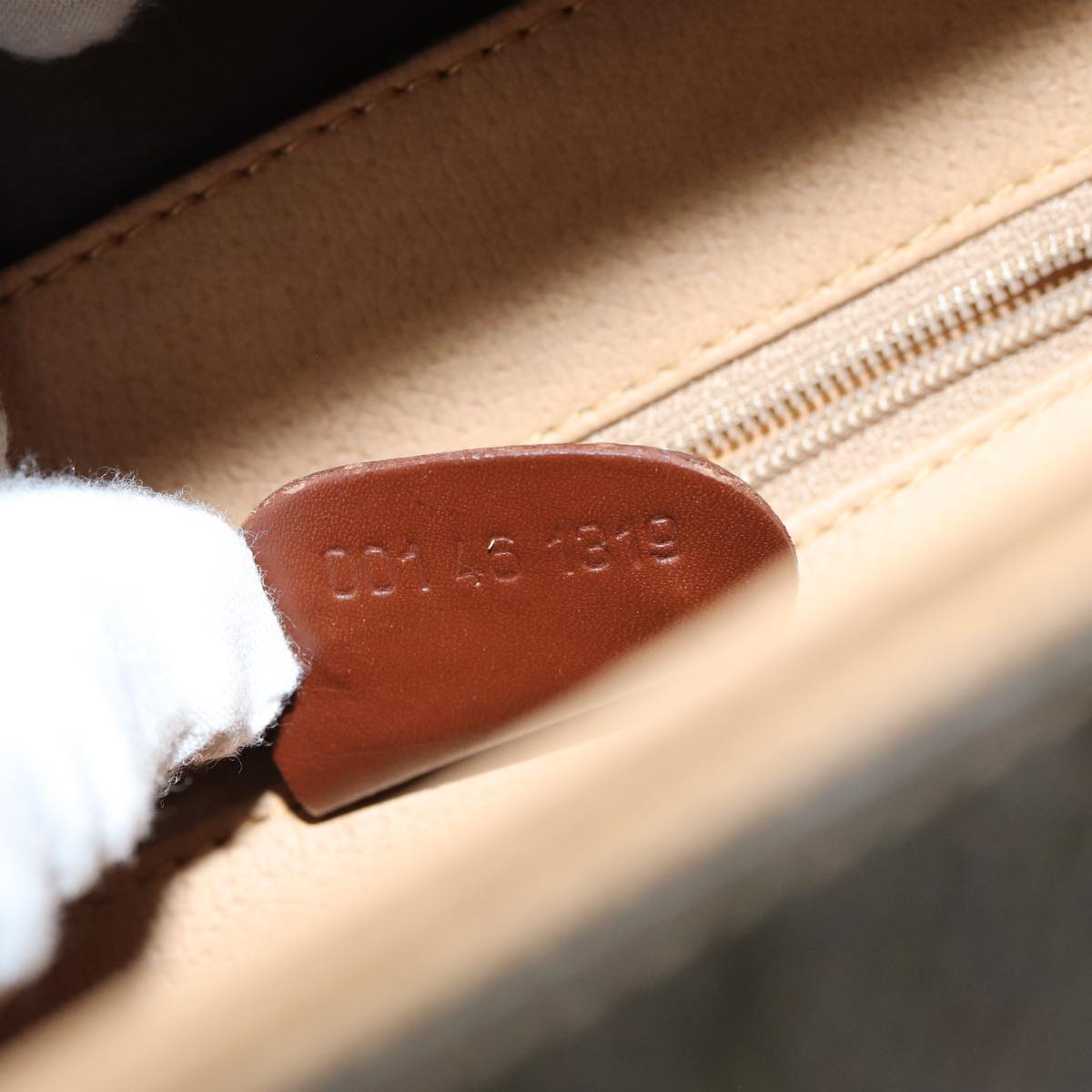 GUCCI Shoulder Bag Canvas Leather Brown ep4702