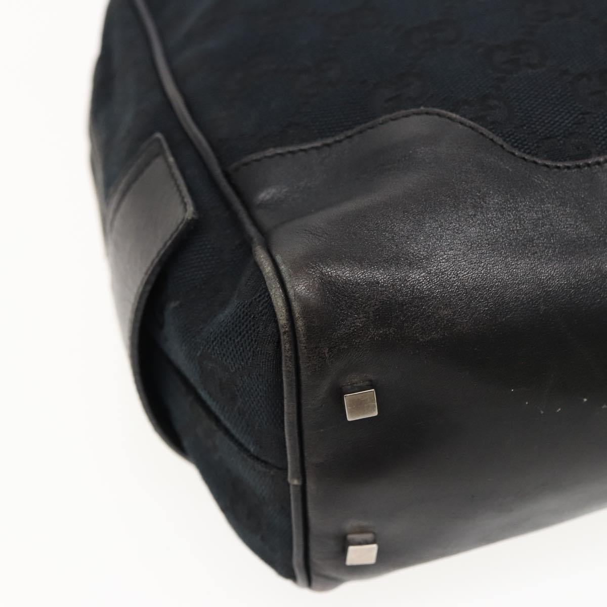 GUCCI GG Canvas Shoulder Bag Black 002 1115 ep4726