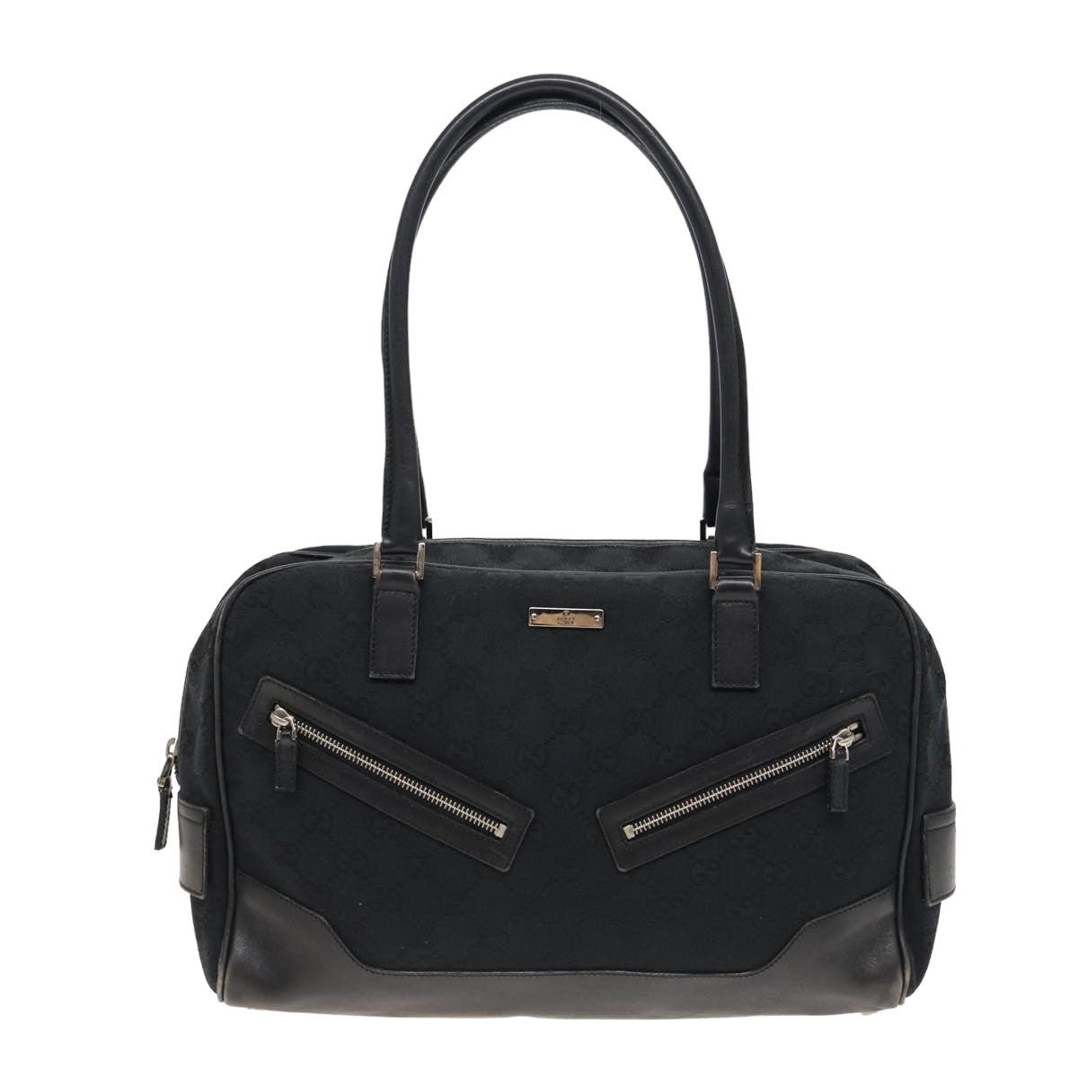 GUCCI GG Canvas Shoulder Bag Black 002 1115 ep4726