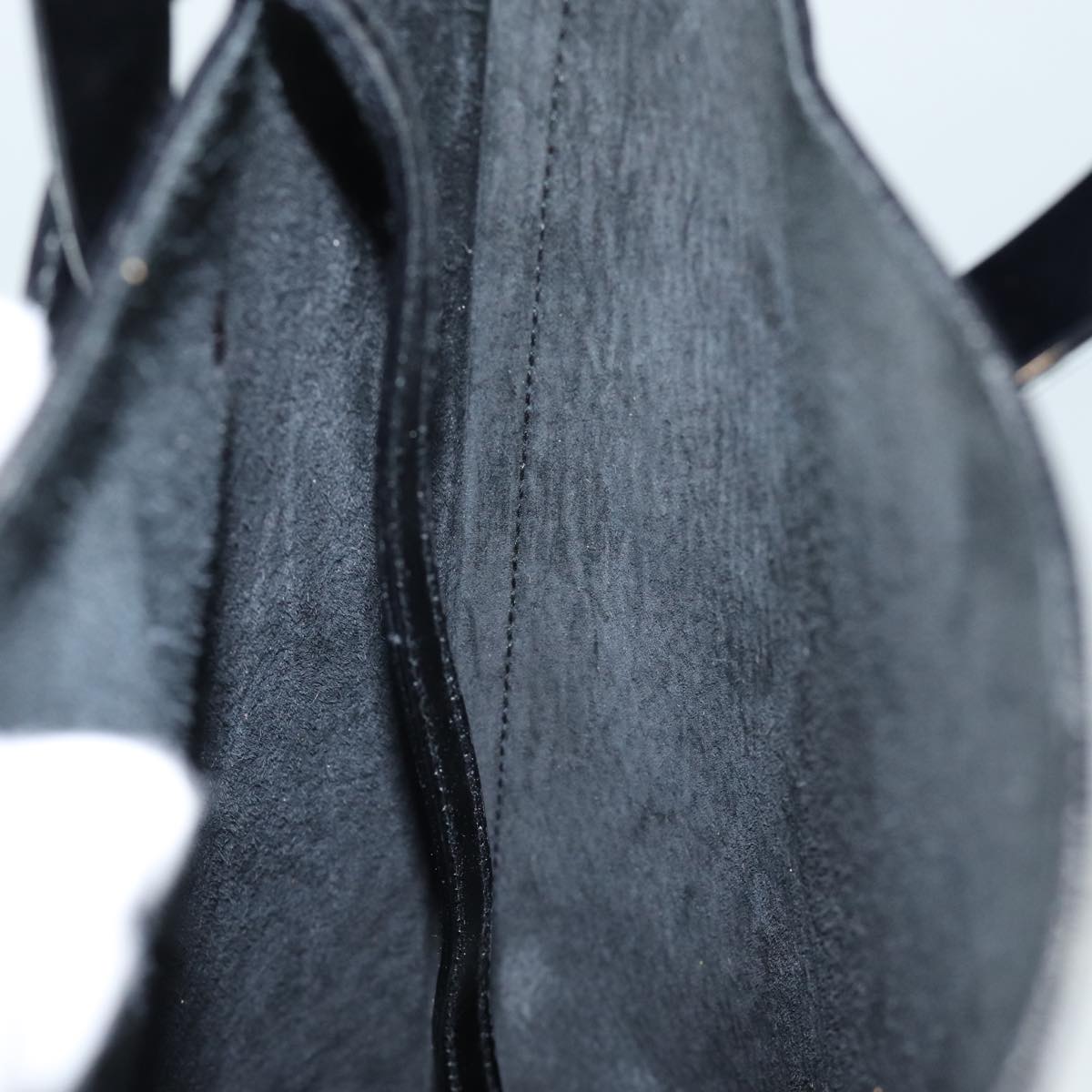 GUCCI Hand Bag Enamel Black 000 2058 ep4728