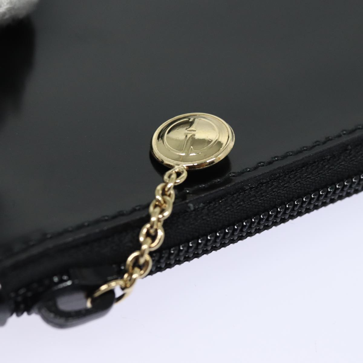 GUCCI Hand Bag Enamel Black 000 2058 ep4728