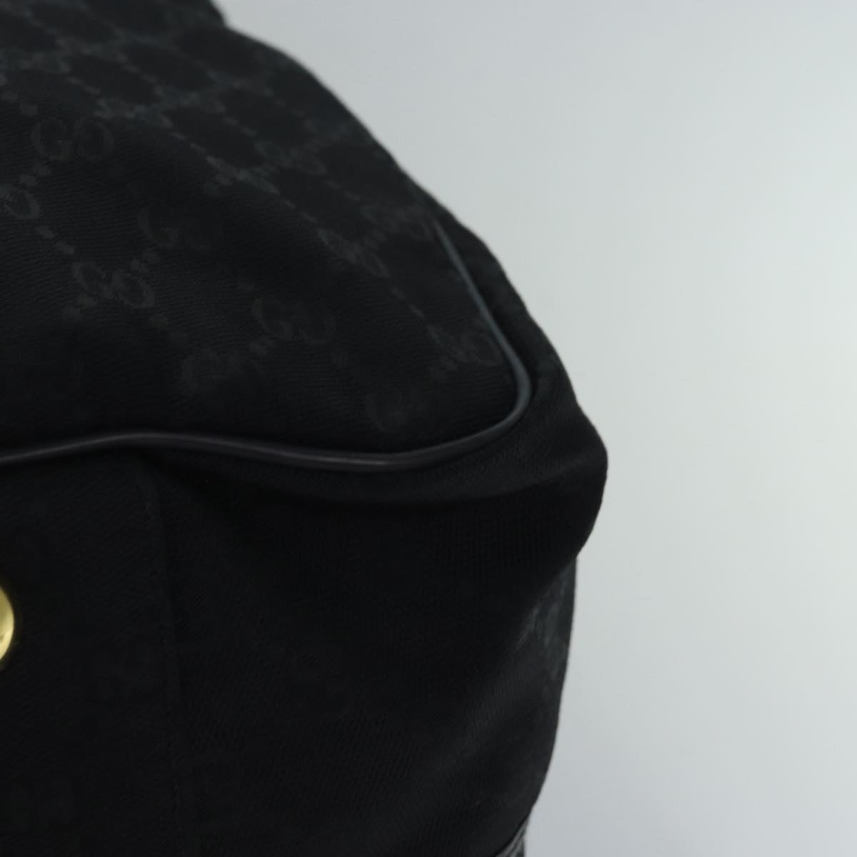GUCCI GG Canvas Travel Case Boston Bag Black 012 1095 3674 ep4732
