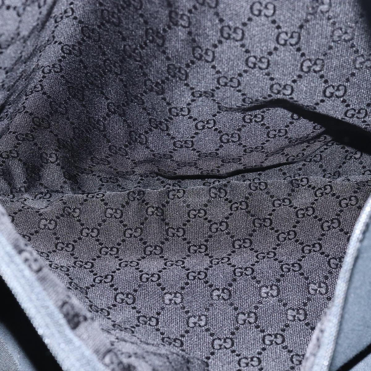 GUCCI GG Canvas Travel Case Boston Bag Black 012 1095 3674 ep4732
