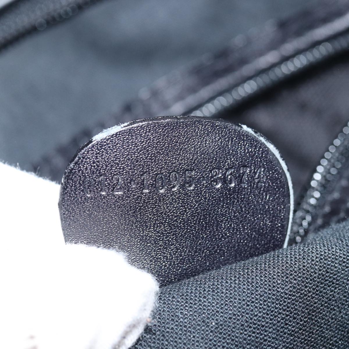 GUCCI GG Canvas Travel Case Boston Bag Black 012 1095 3674 ep4732