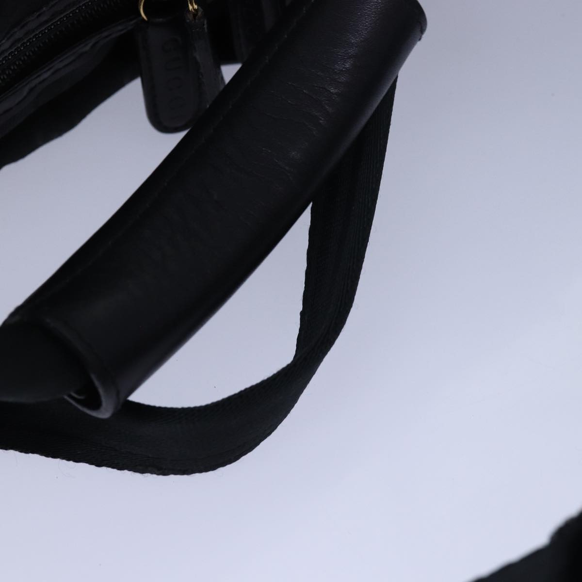GUCCI GG Canvas Travel Case Boston Bag Black 012 1095 3674 ep4732