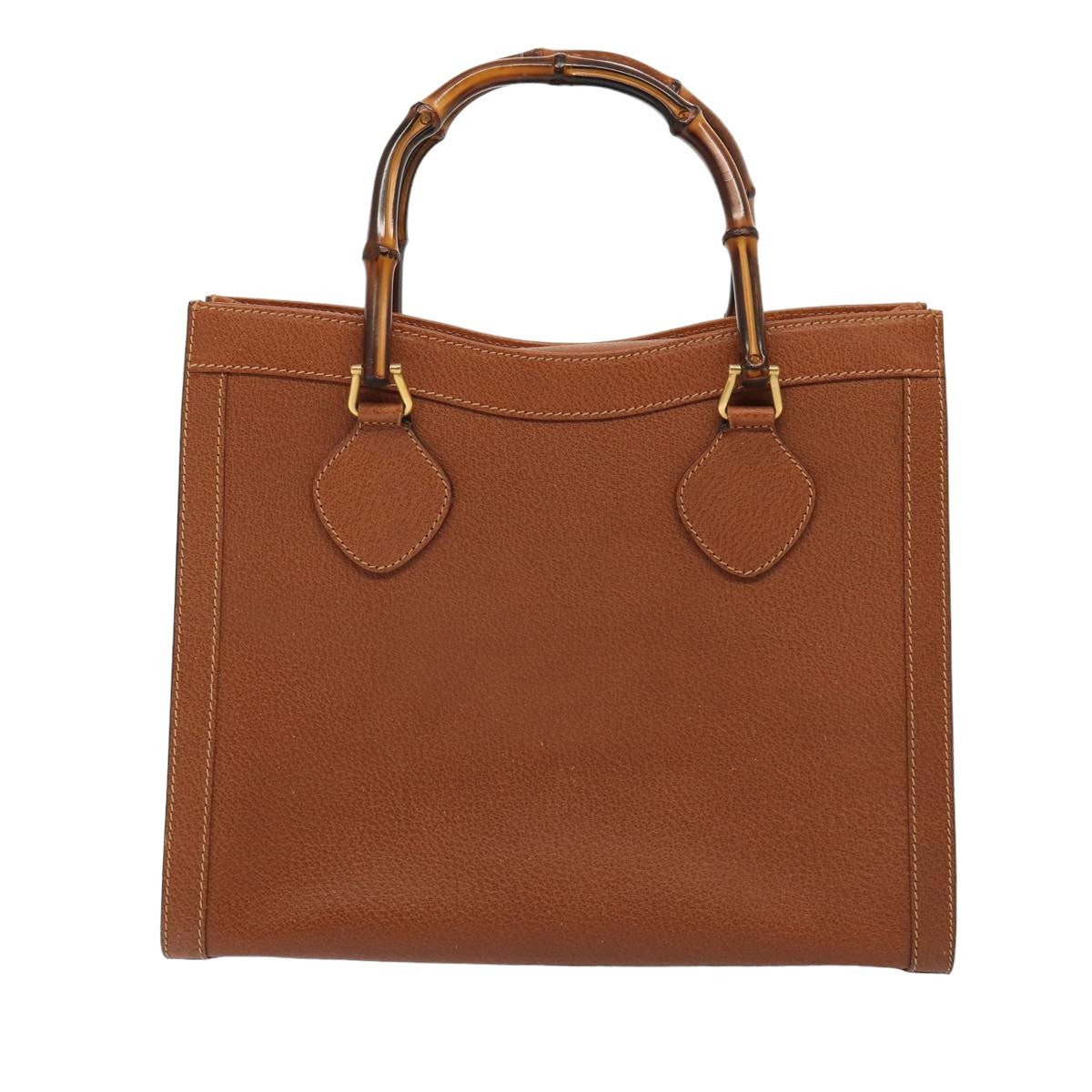 GUCCI Bamboo Hand Bag Leather Brown 002 2853 0260 0 ep4734