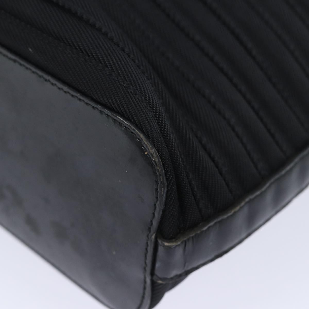 GUCCI Bamboo Hand Bag Nylon Black 002 1998 0352 ep4735