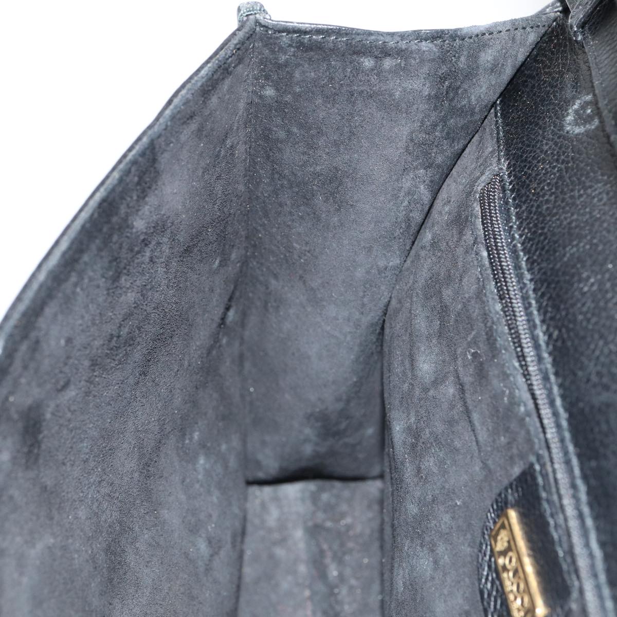 GUCCI Shoulder Bag Leather Black 004 86 0222 ep4739