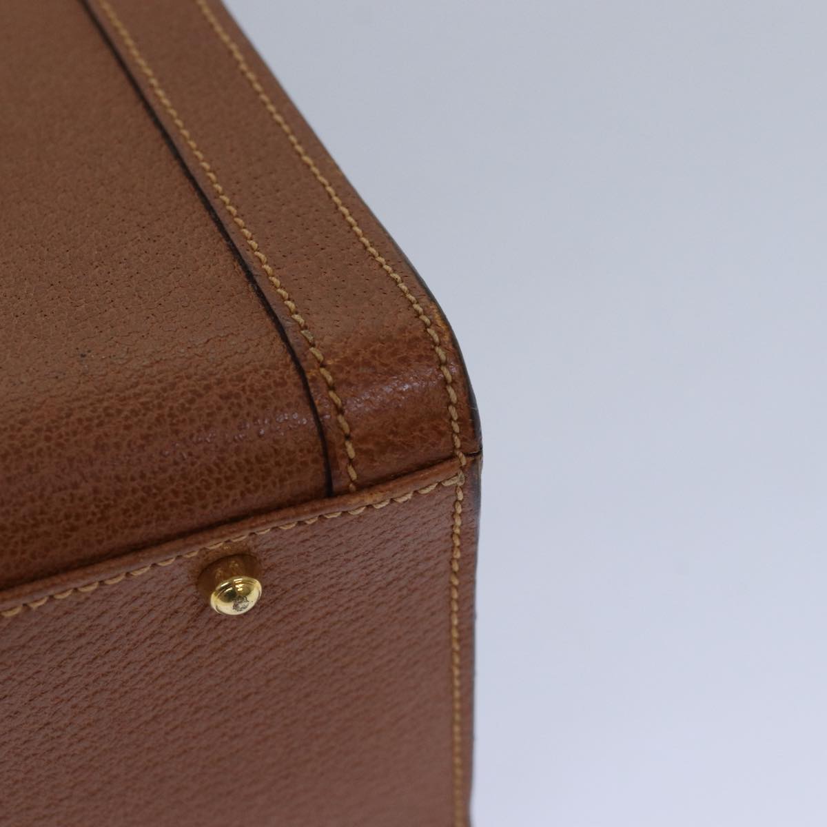 GUCCI Bamboo Hand Bag Leather Brown ep4740