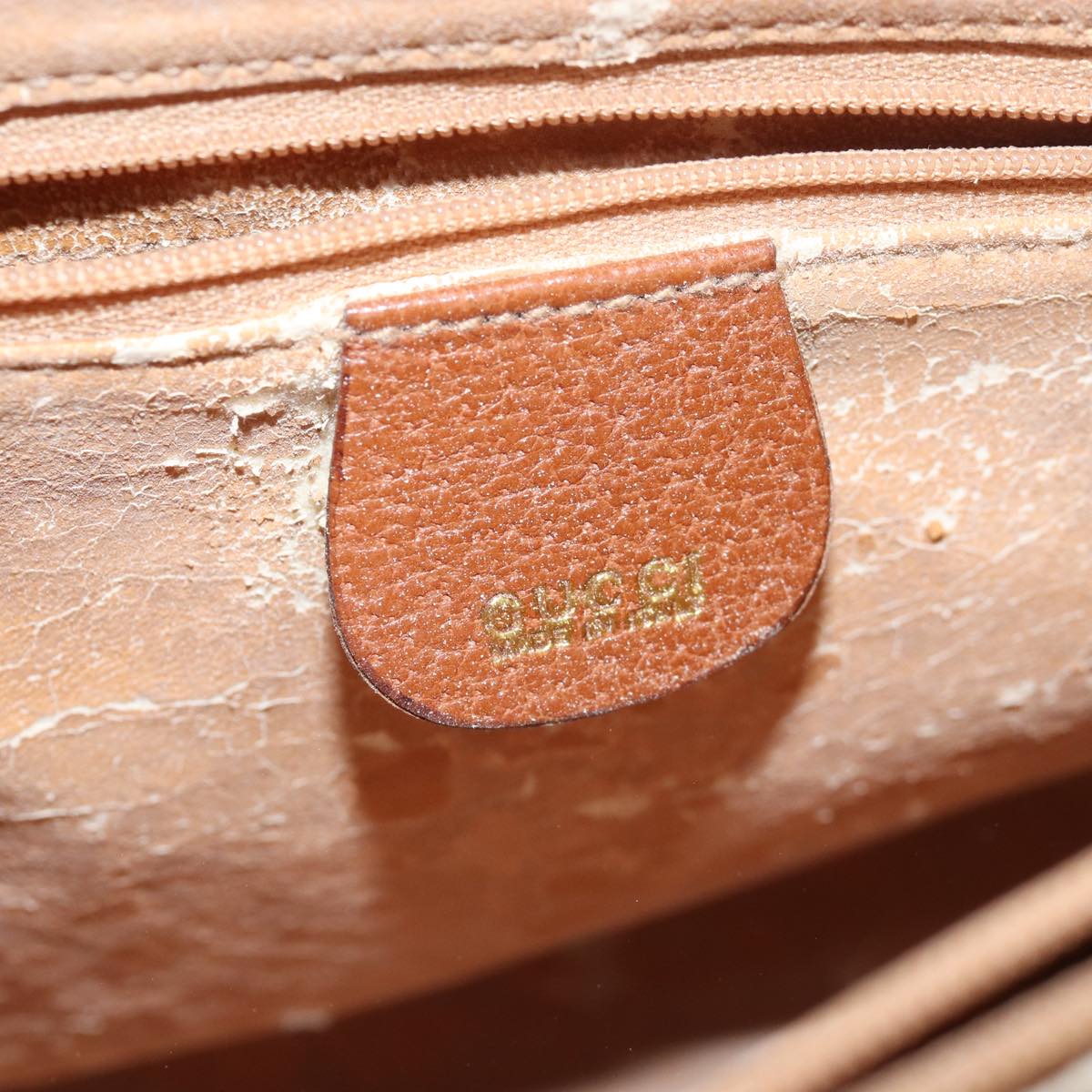 GUCCI Bamboo Hand Bag Leather Brown ep4740
