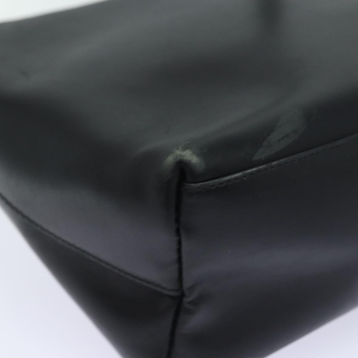 GUCCI Bamboo Shoulder Bag Leather Black 001 1998 1883 ep4796