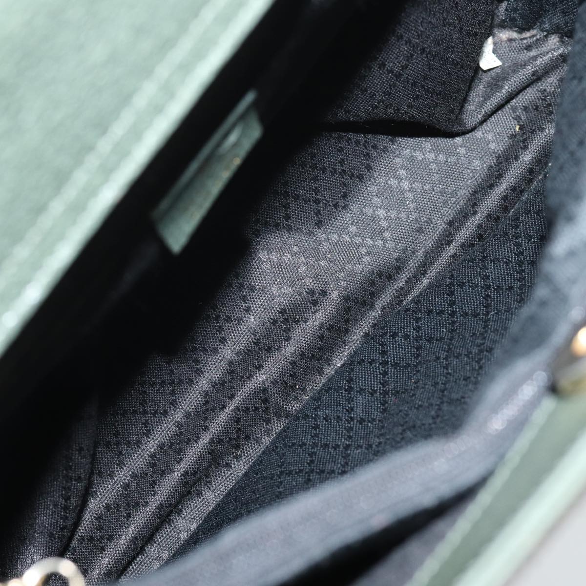 GUCCI Bamboo Tote Bag Leather Outlet Green 002 8260 2853 ep4802