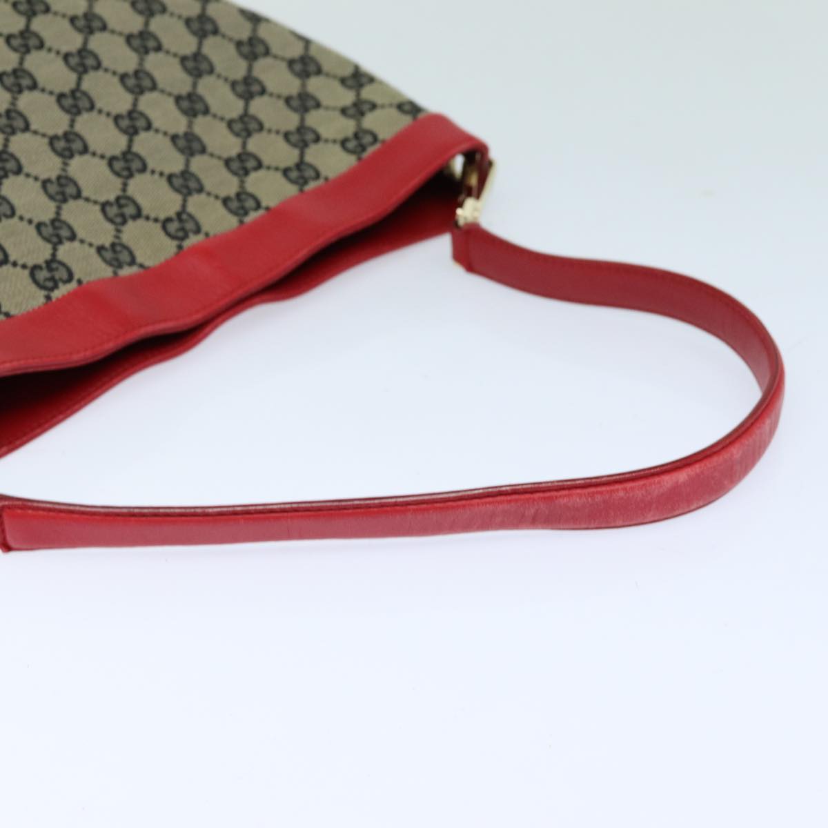 GUCCI GG Canvas Shoulder Bag Beige Red 001 4231 ep4806