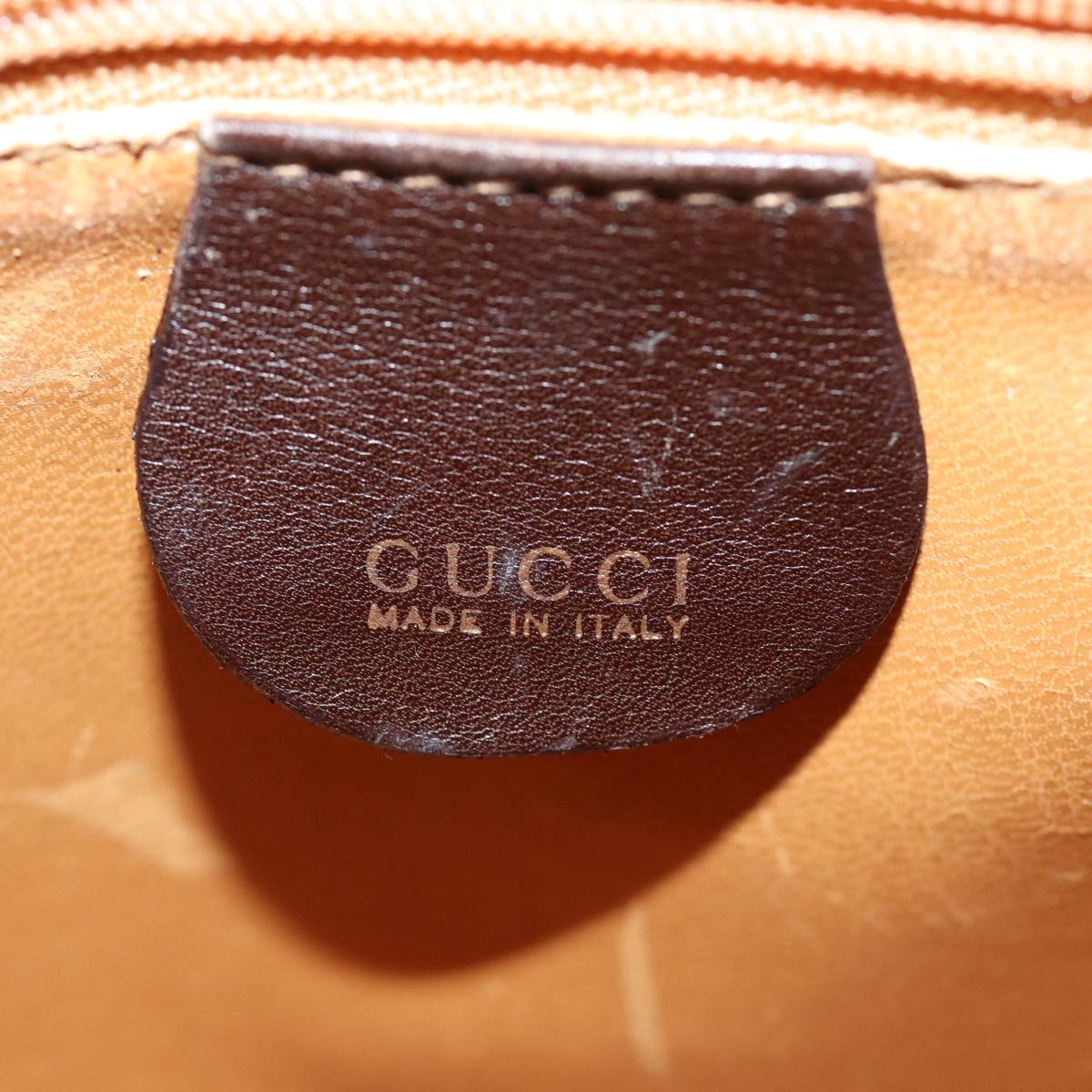 GUCCI Bamboo Hand Bag Leather 2way Brown 000 122 0316 ep4809
