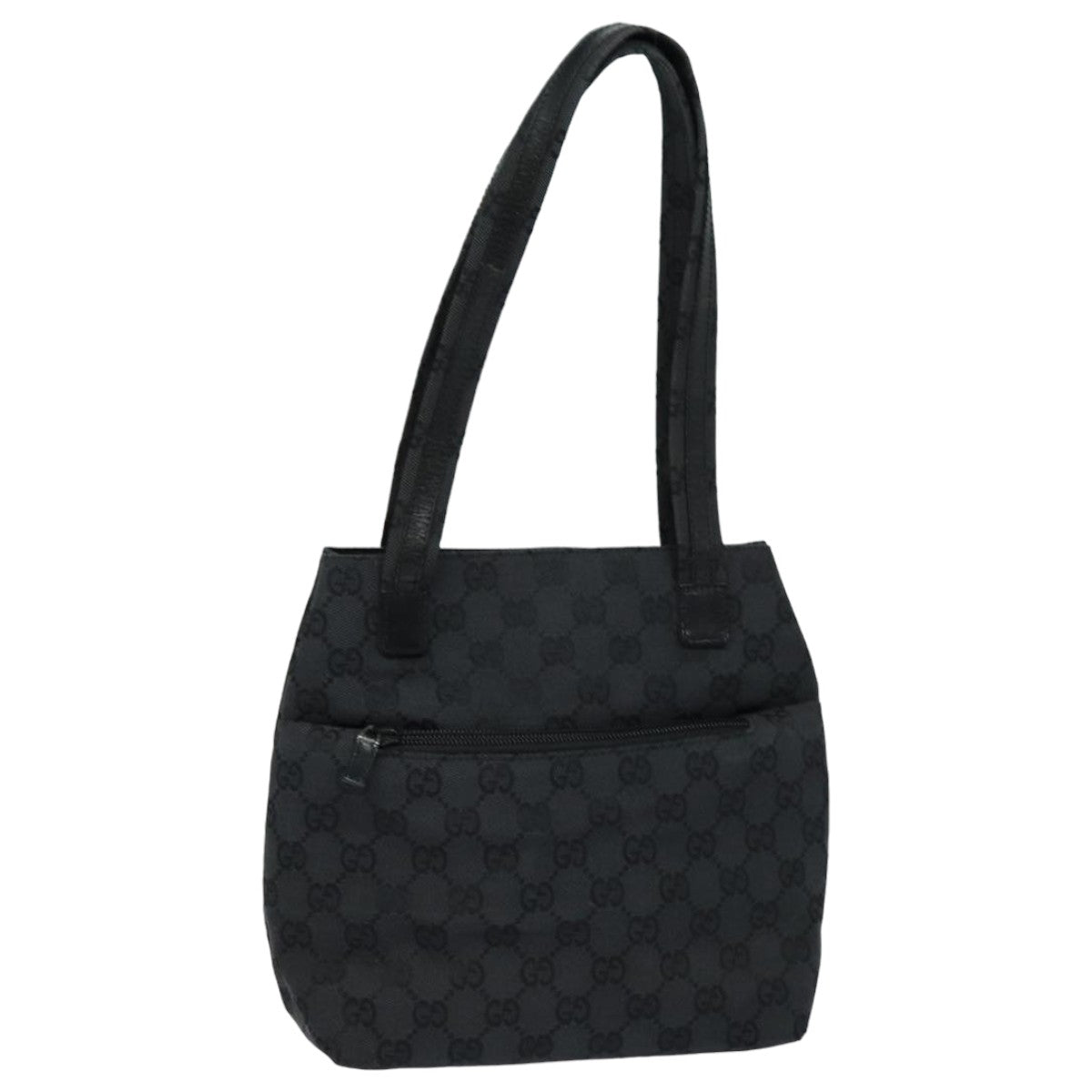 GUCCI GG Canvas Shoulder Bag Black 002 1075 ep4835