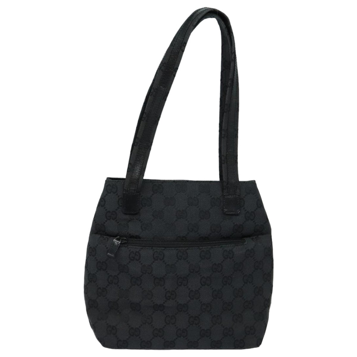 GUCCI GG Canvas Shoulder Bag Black 002 1075 ep4835