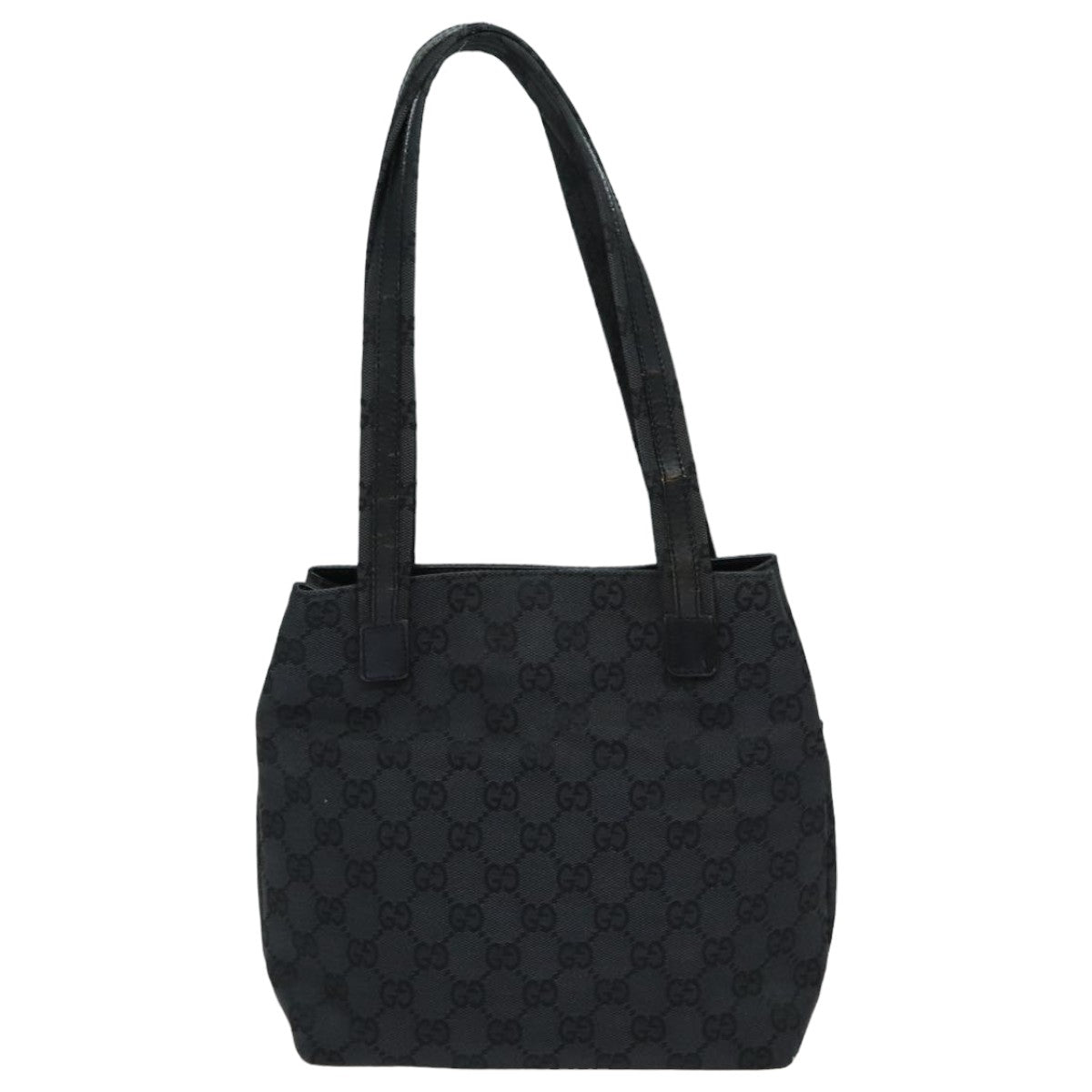 GUCCI GG Canvas Shoulder Bag Black 002 1075 ep4835