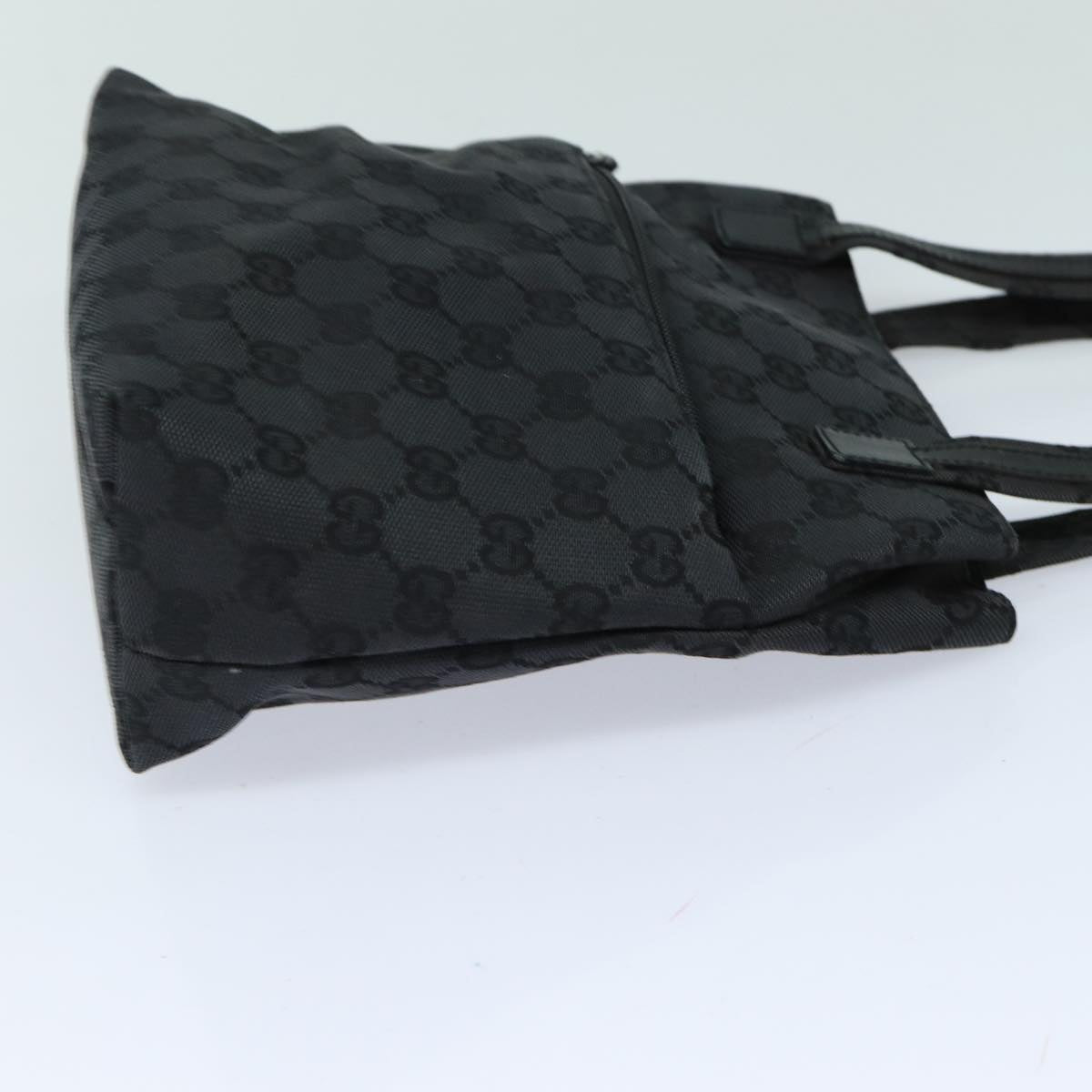 GUCCI GG Canvas Shoulder Bag Black 002 1075 ep4835