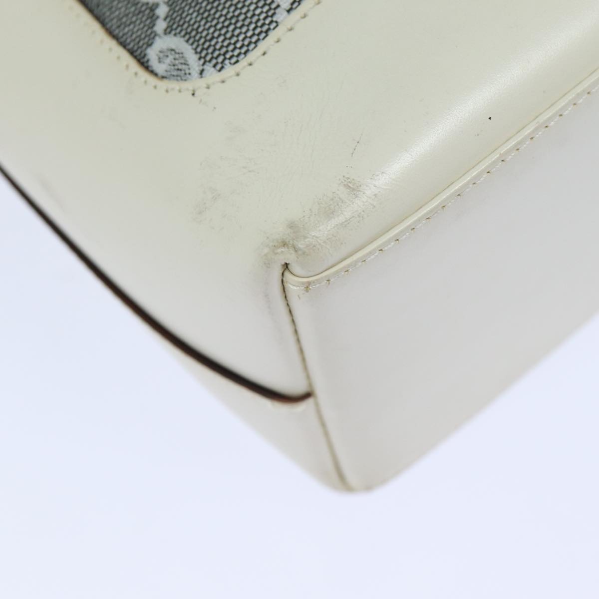 GUCCI GG Canvas Jackie Shoulder Bag Silver 001 3876 ep4837