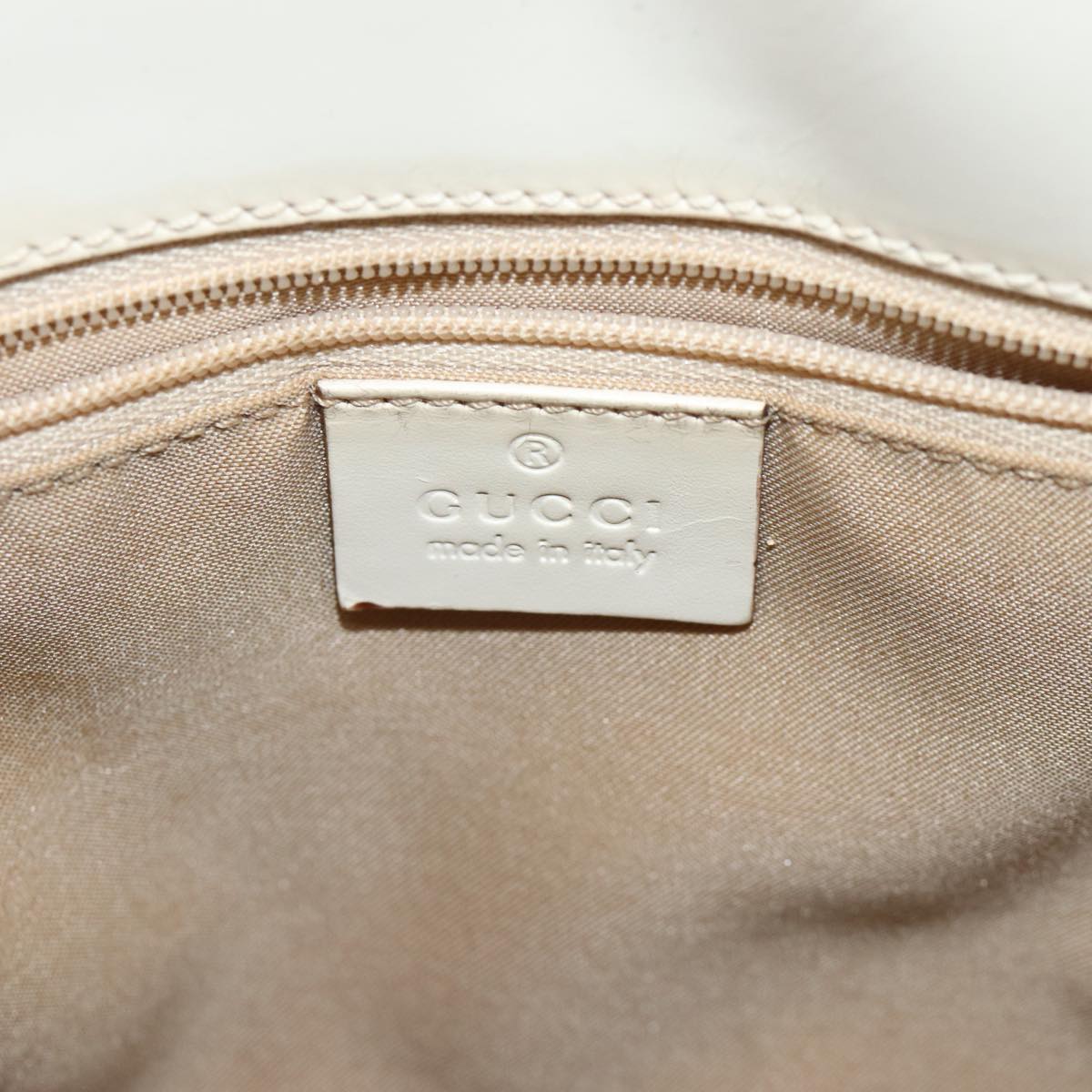 GUCCI GG Canvas Jackie Shoulder Bag Silver 001 3876 ep4837