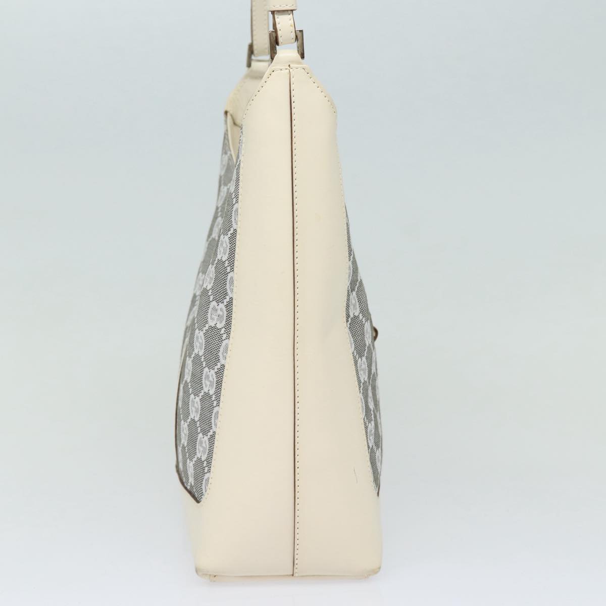 GUCCI GG Canvas Jackie Shoulder Bag White 001 3876 ep4890