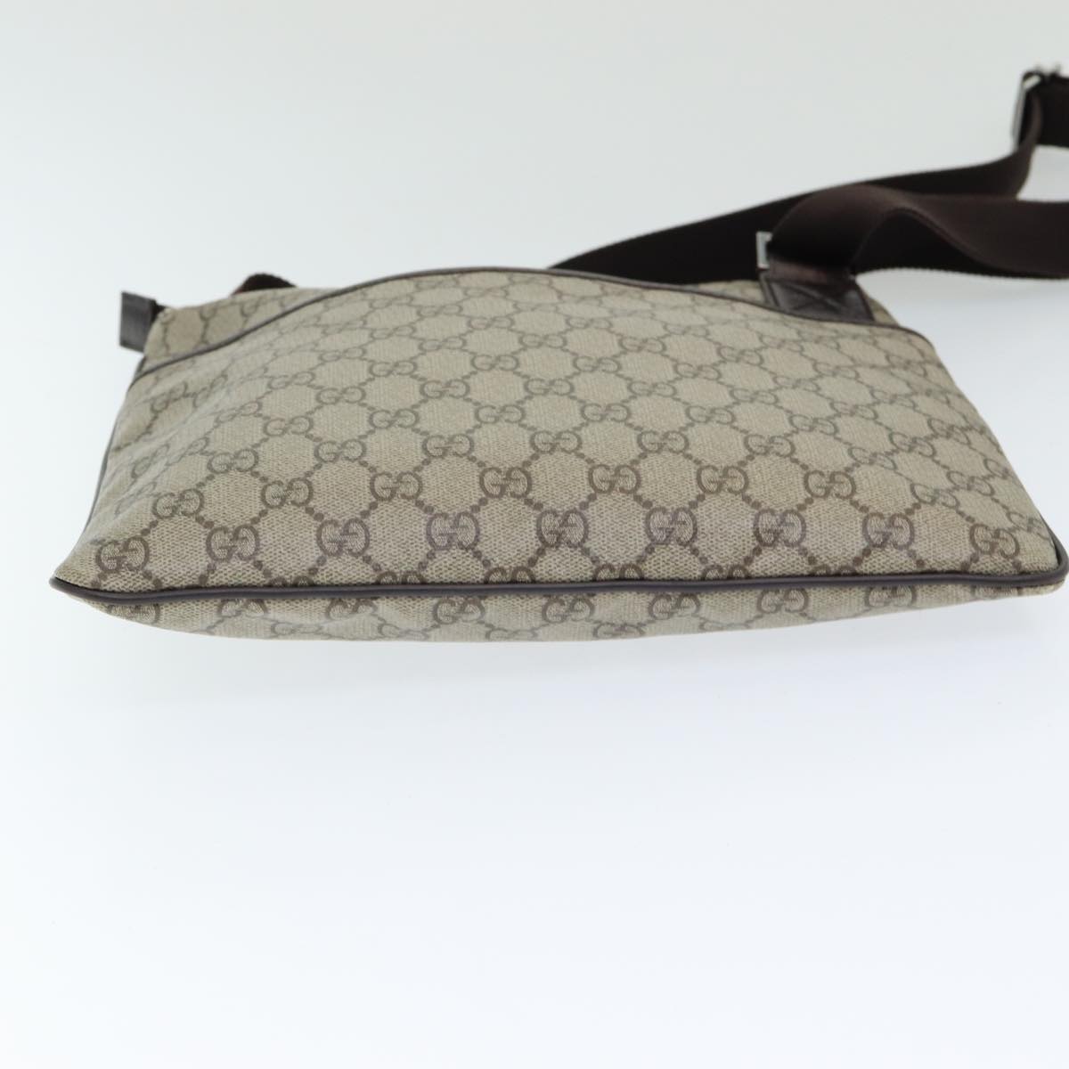 GUCCI GG Supreme Shoulder Bag PVC Beige 141626 ep4894