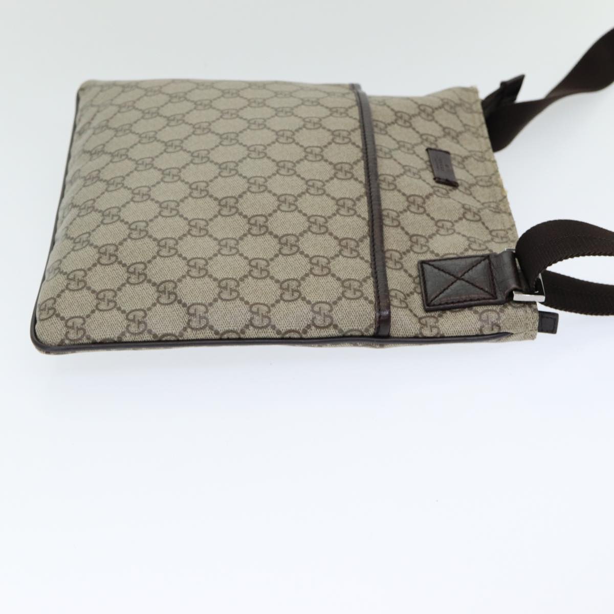 GUCCI GG Supreme Shoulder Bag PVC Beige 141626 ep4894