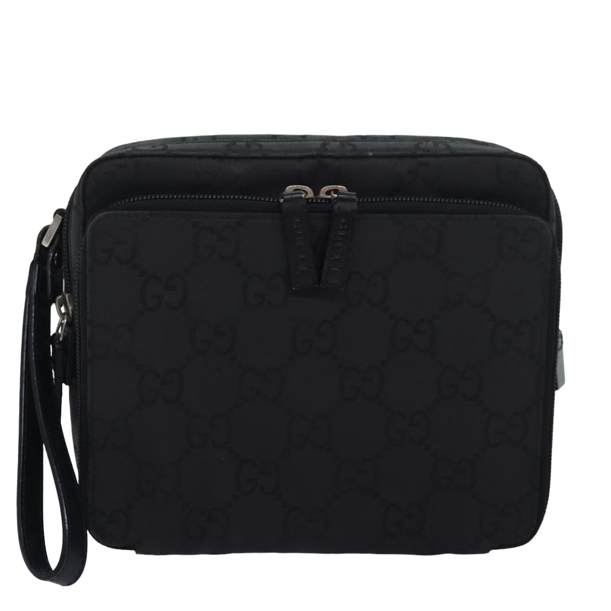 GUCCI GG Canvas Clutch Bag Black 018 1603 ep4897