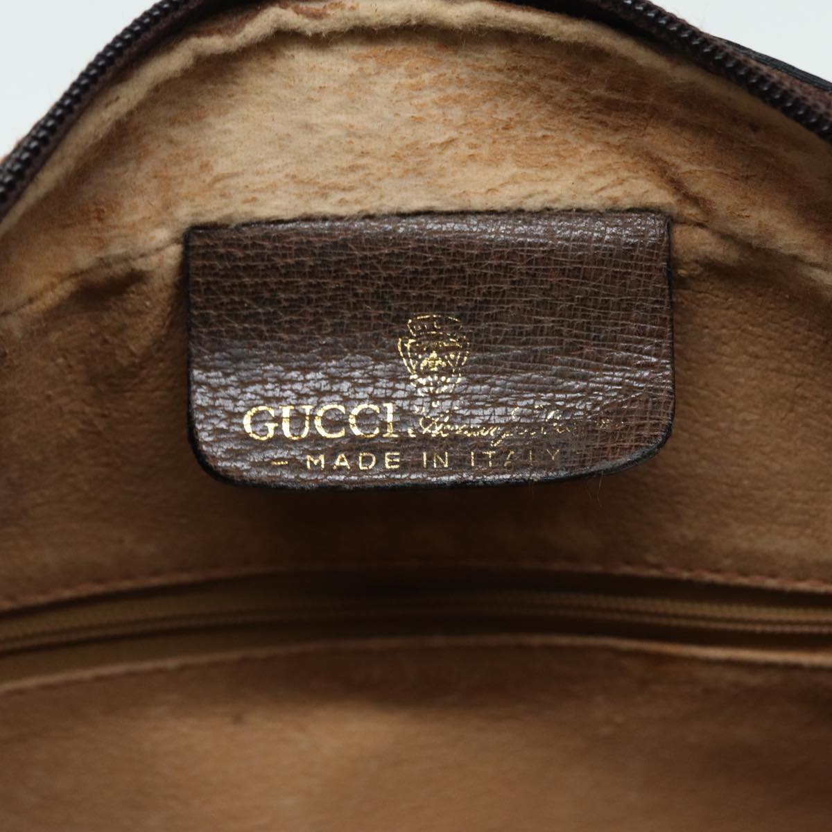 GUCCI GG Supreme Web Sherry Line Shoulder Bag PVC Beige Red 010 378 ep4916