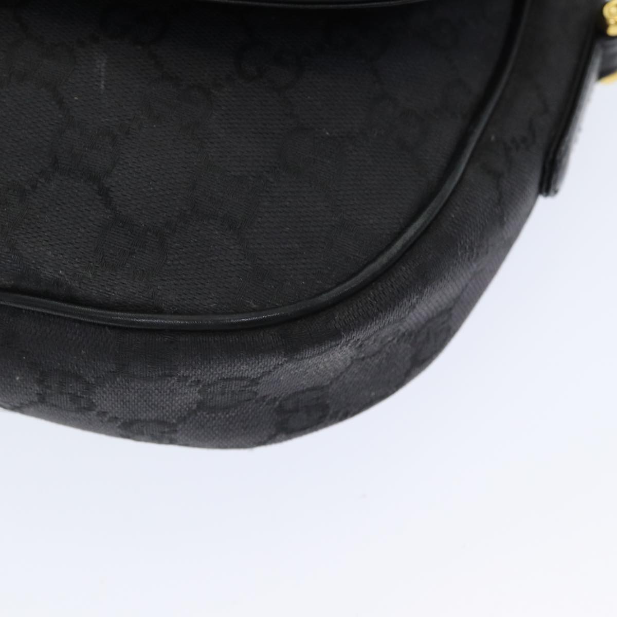 GUCCI GG Canvas Shoulder Bag Black ep4943