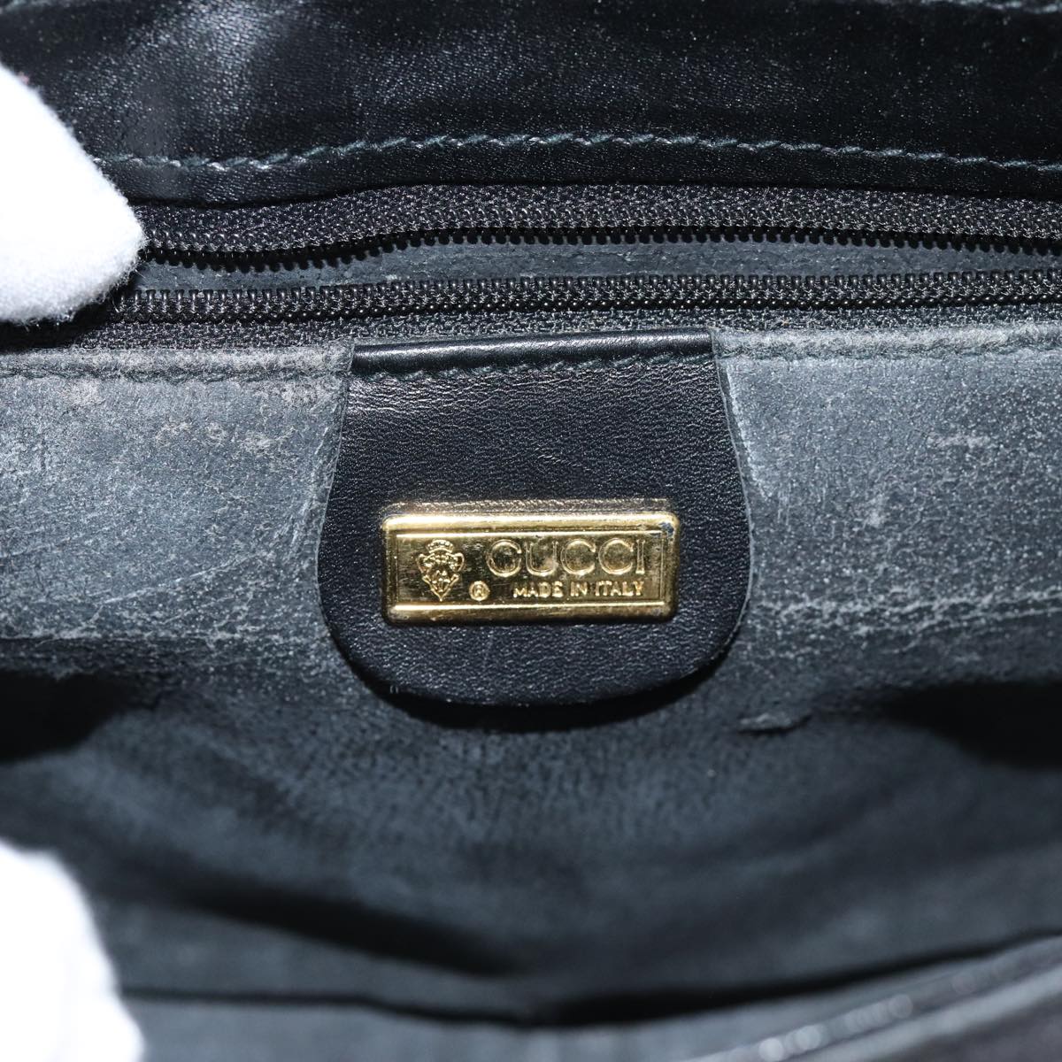 GUCCI GG Canvas Shoulder Bag Black ep4943