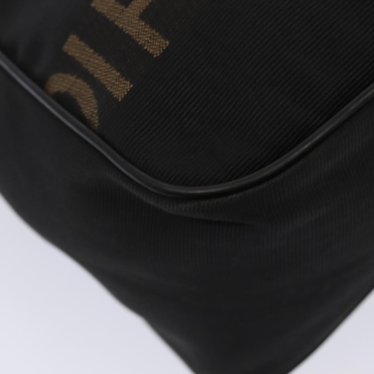 FENDI Shoulder Bag Nylon Black ep4969