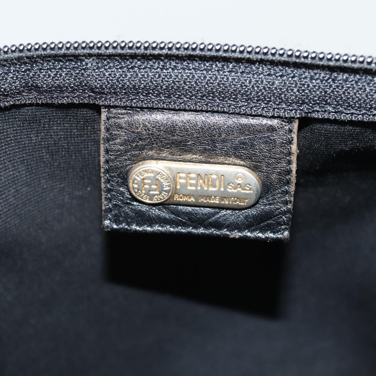 FENDI Shoulder Bag Nylon Black ep4969