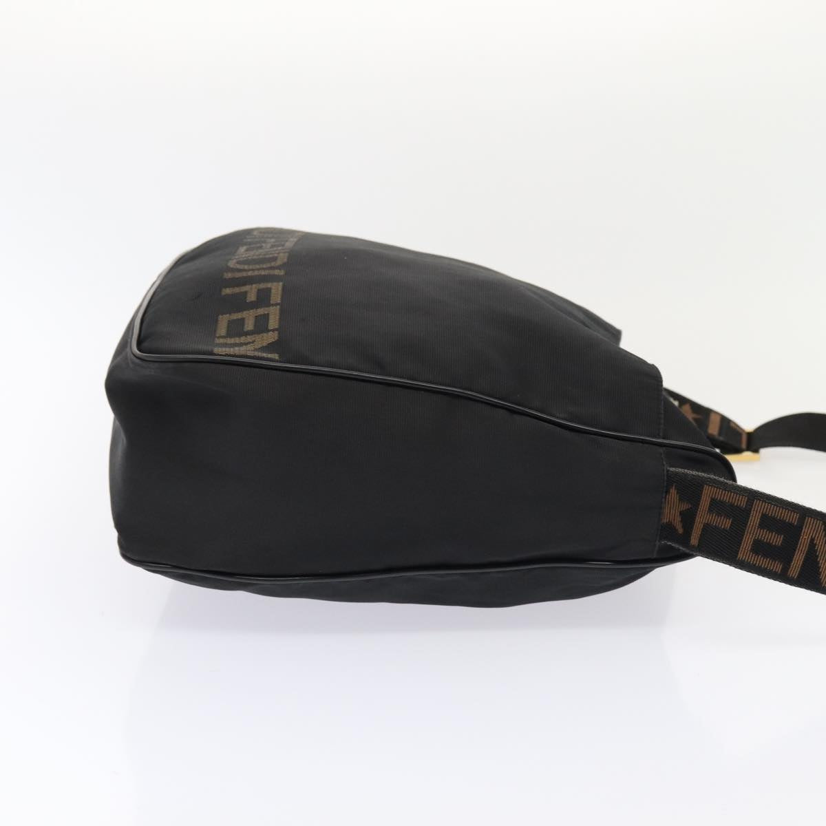 FENDI Shoulder Bag Nylon Black ep4969