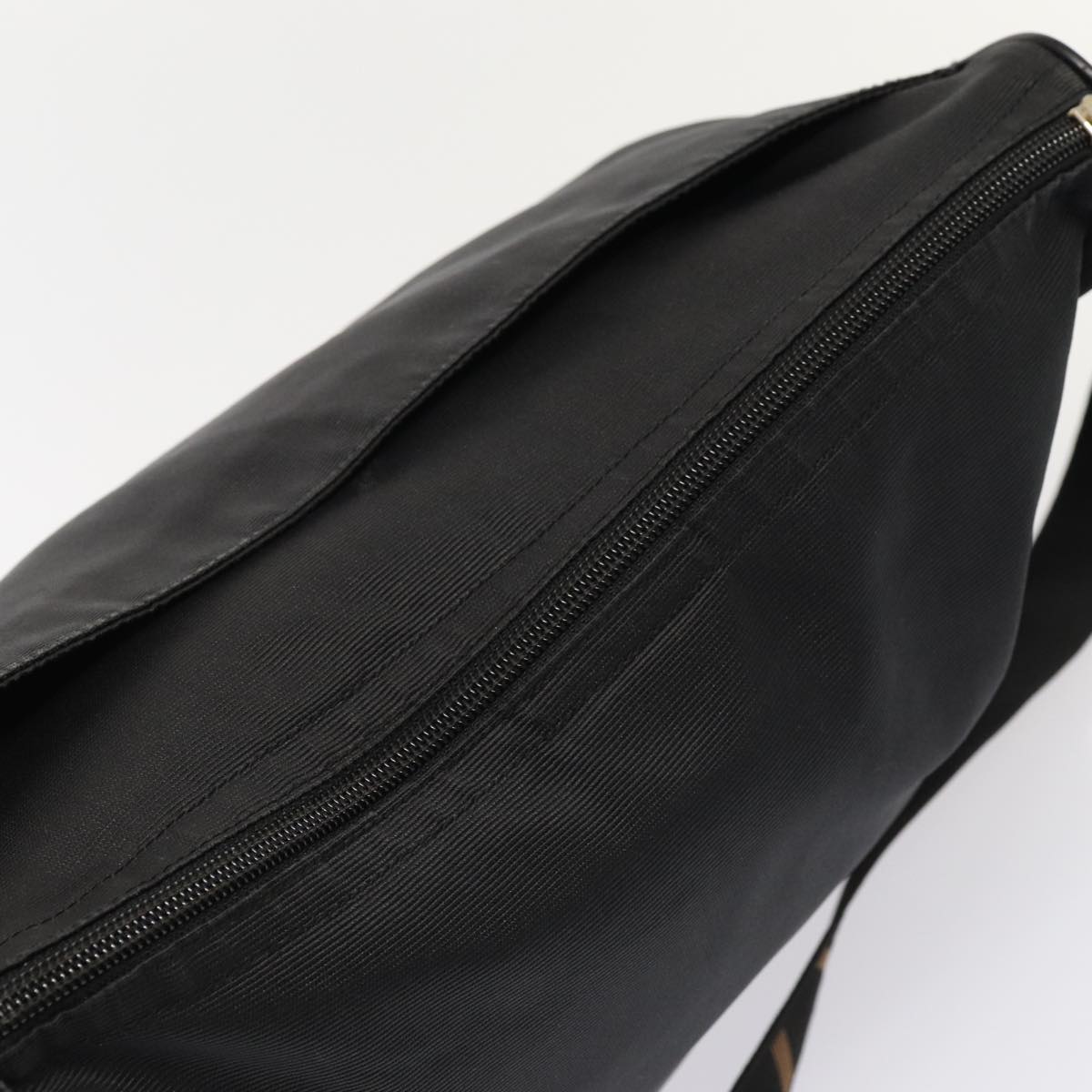 FENDI Shoulder Bag Nylon Black ep4969