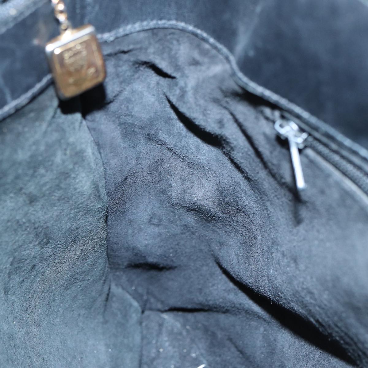 GUCCI Shoulder Bag Leather Black ep4979