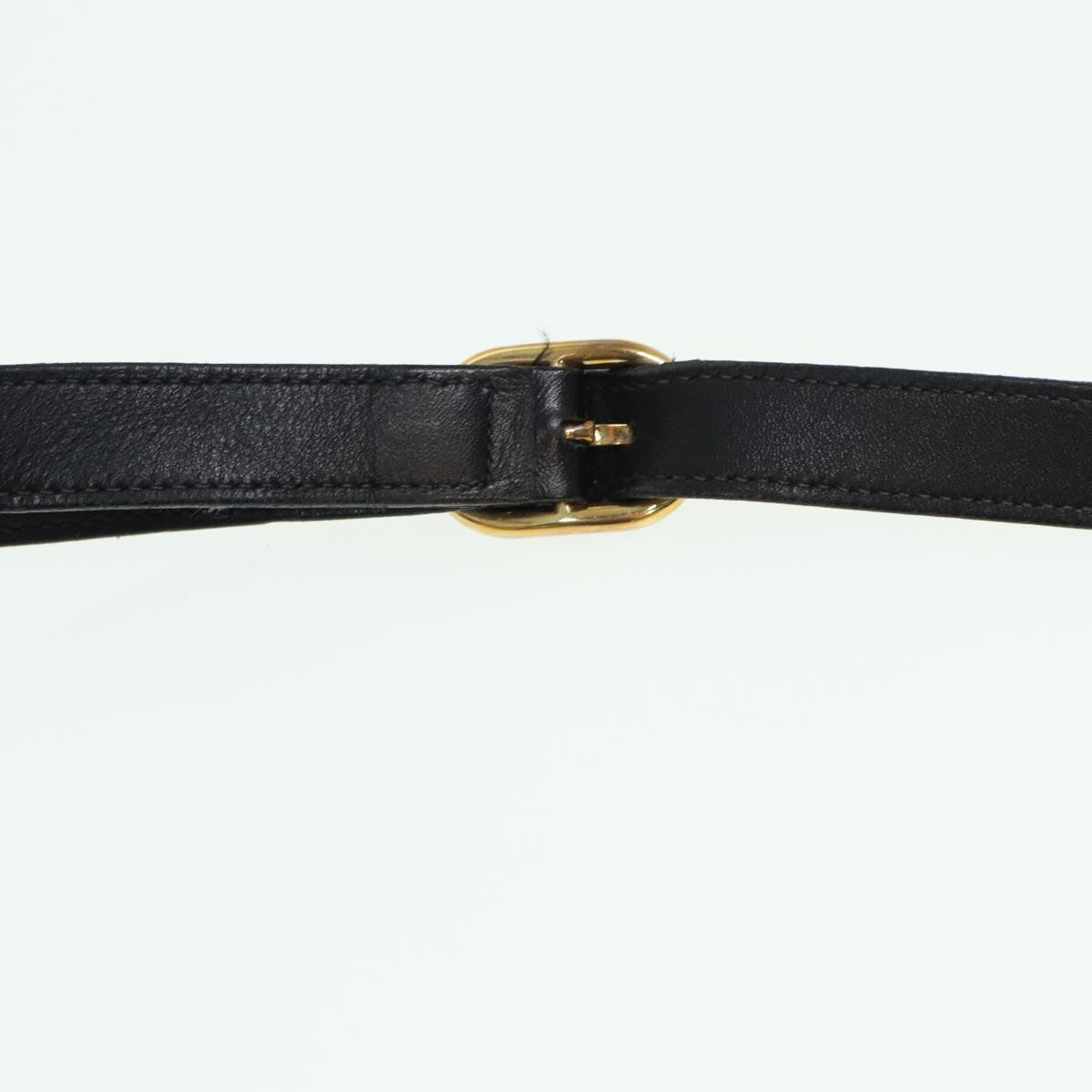 GUCCI Shoulder Bag Leather Black ep4979