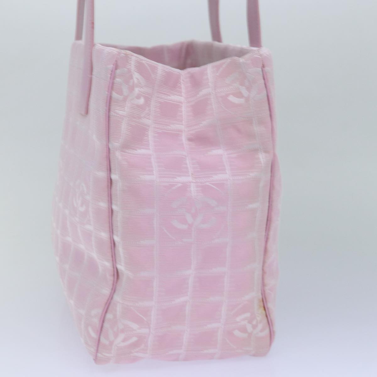 CHANEL New Travel Line Tote Bag Nylon Pink CC ep5068