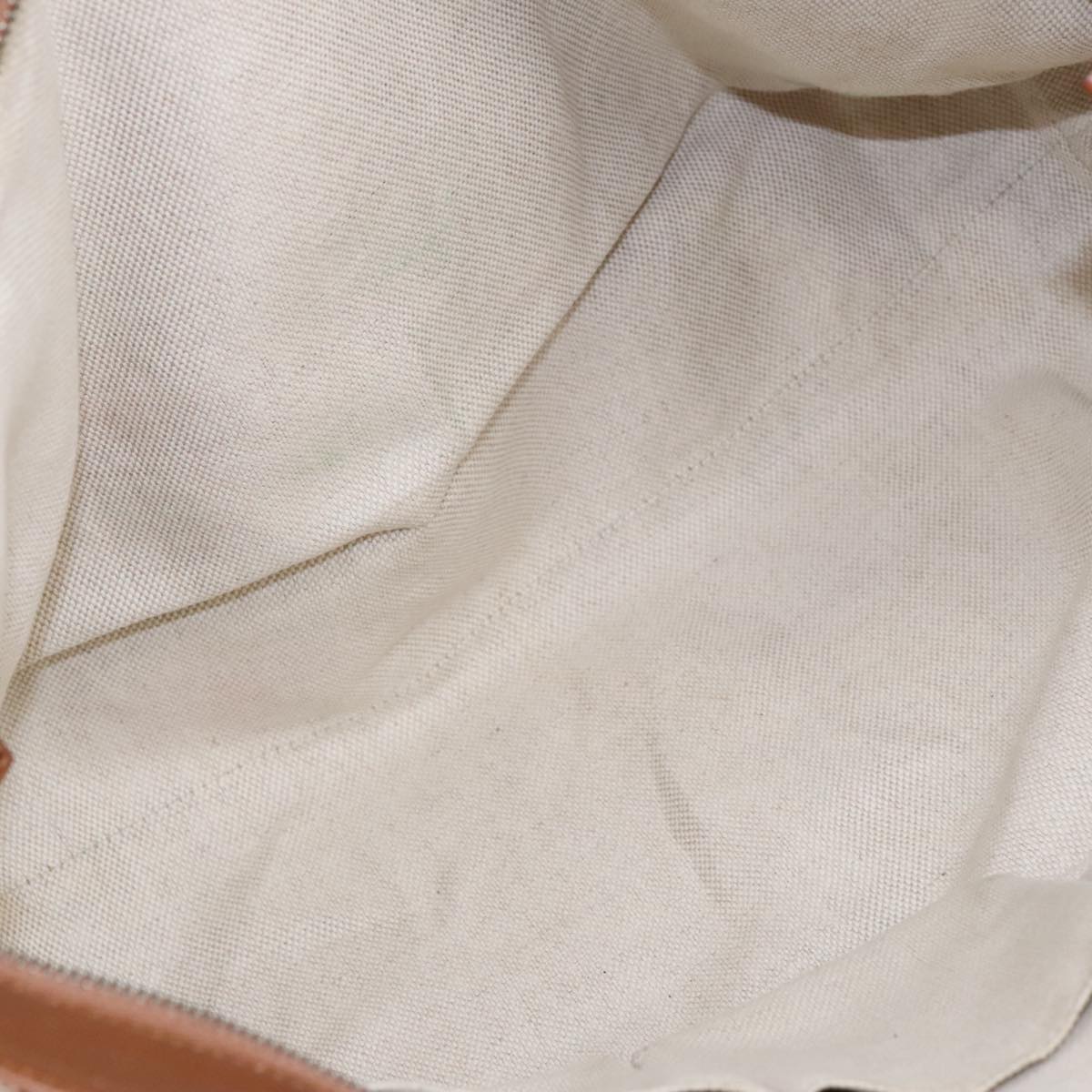 GUCCI GG Canvas Tote Bag Beige Silver 308928 ep6333